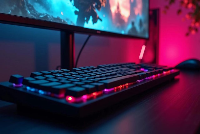 Fedt gaming setup