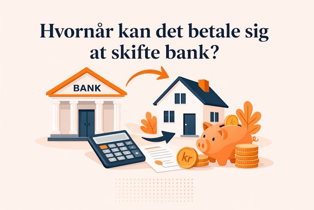 Hus på stak af mønter